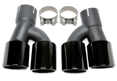 Trituración del tubo de escape BMW