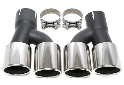 Trituración del tubo de escape BMW