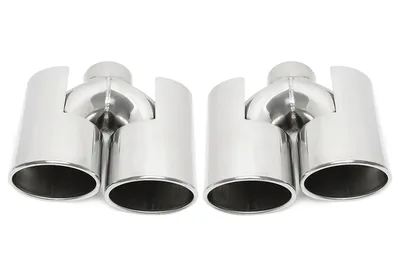 Universal doble tubo de escape de acero inoxidable universell