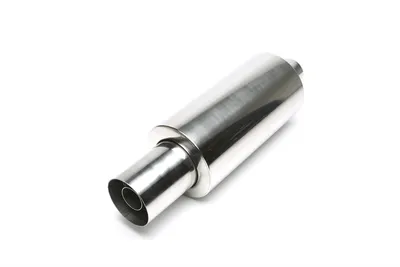 Silencioso trasero deportivo universal 110 / 45mm redondo / afilado / silenciador en tubo de escape
