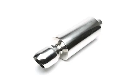 Silencioso trasero deportivo universal 110mm ovalado / biselado