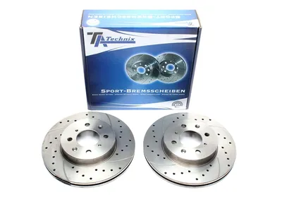 Disco de freno deportivo fijado eje delantero perforado + ranurado + ventilación interna Honda · Rover