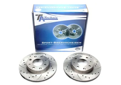 Disco de freno deportivo fijado eje delantero perforado + ranurado + ventilación interna Honda · Rover