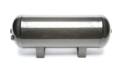Tanque de aire 11,5 litros / tanque de aire negro con chapa de carbono genuino
