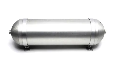 Depósito de aire sin soldadura 11 litros / tanque de aire de aluminio cepillado
