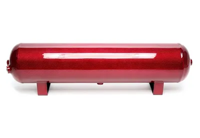 Tanque de aire 19 litros / tanque de aire rojo con chapa de carbono real