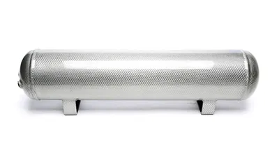 Tanque de aire de 19 litros / tanque de aire de plata con chapa de carbono real