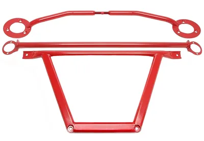Kit de acero domo brace rojo BMW