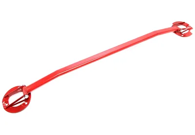 Brazalete de acero, rojo, delantero BMW