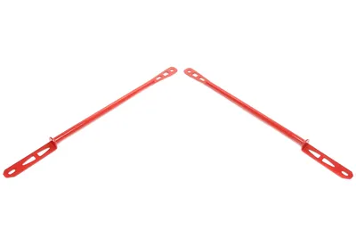 Acero Strut Brace Rojo, Frente Mercedes Benz