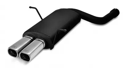 Terminal de escape deportivo BMW E46 6 cyl single inlet pipe, jedna rura dolotowa