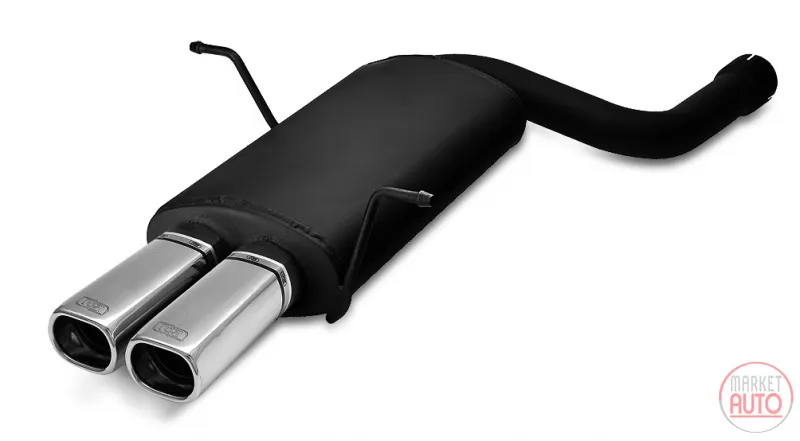 Terminal de escape deportivo BMW E46 6 cyl single inlet pipe, jedna rura dolotowa