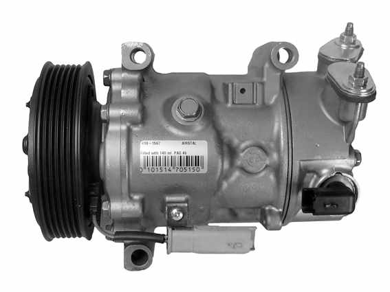 Compresor, aire acondicionado CITROEN,PEUGEOT SD6C12-1346F