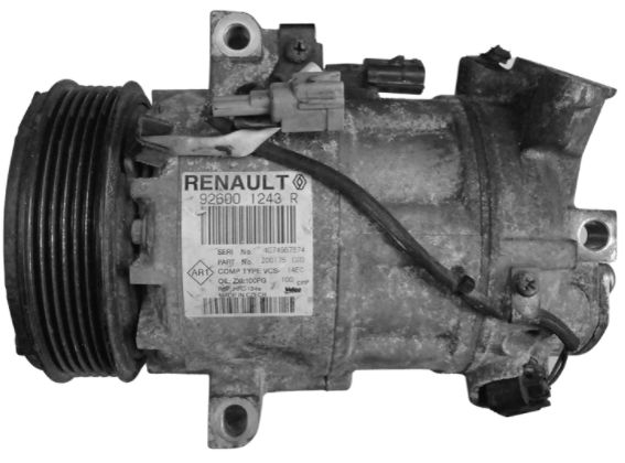 Compresor, aire acondicionado RENAULT 92600-1243R