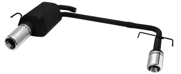 Escape deportivo OPEL Vectra C HB & SD sin entalladura en el parachoques sin Ausschnitt en StoBsstange 2,2 DTi 86/92kW