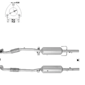 DPF OPEL ZAFIRA 1.7TD CDTI