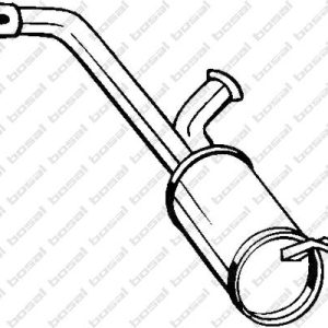 SILENCIADOR MEDIO 9661845080