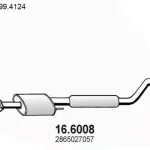 Silenciador del medio HYUNDAI Coupe