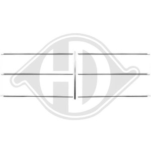 Juego de listones embellecedores/protectores, rejil. radiad. A116 888 01 85