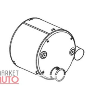 Silenciador central DAF ATS Euro 5