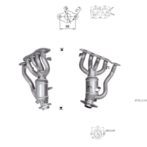 Catalizador LEXUS, TOYOTA/1714124170