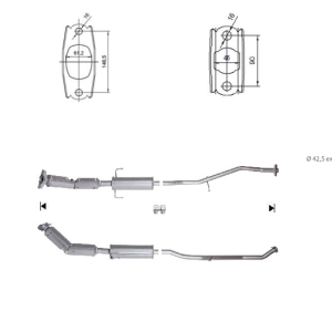 Catalizador TOYOTA/1741037570