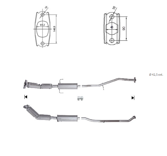 Catalizador TOYOTA/1741037570