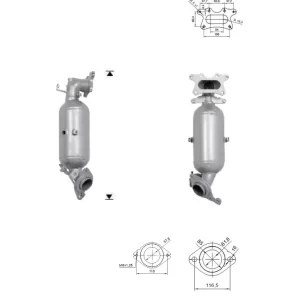 Catalizador HONDA CR-V 2.0i 16V