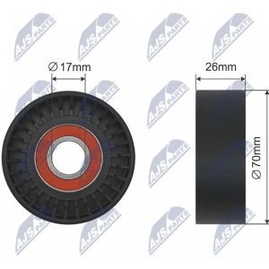 POLEA TENSORA DE LA CORREA TRAPECIAL POLI V, RNK-TY-011F /16620-0W130