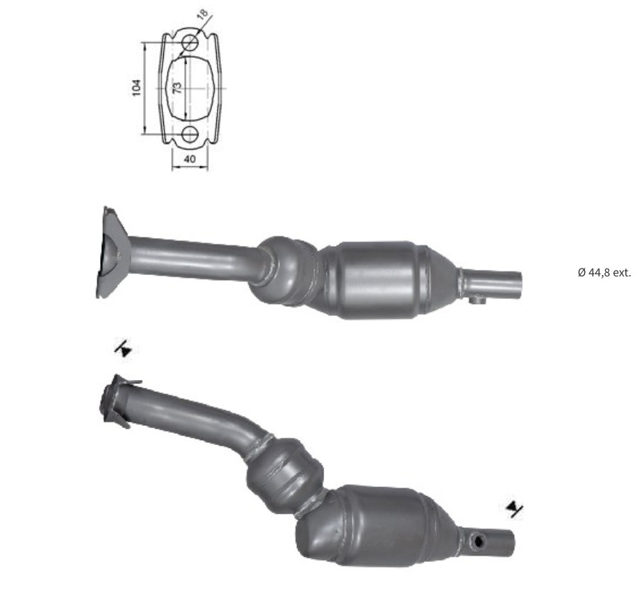 Catalizador DACIA 200108408R