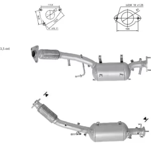 Filtro de partículas NISSAN X-TRAIL