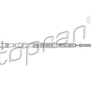 Cable de accionamiento 201348001, 669159