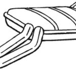 Silenciador del medio MERCEDES-BENZ