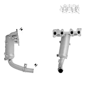Catalizador FORD KA 1.2i 8V