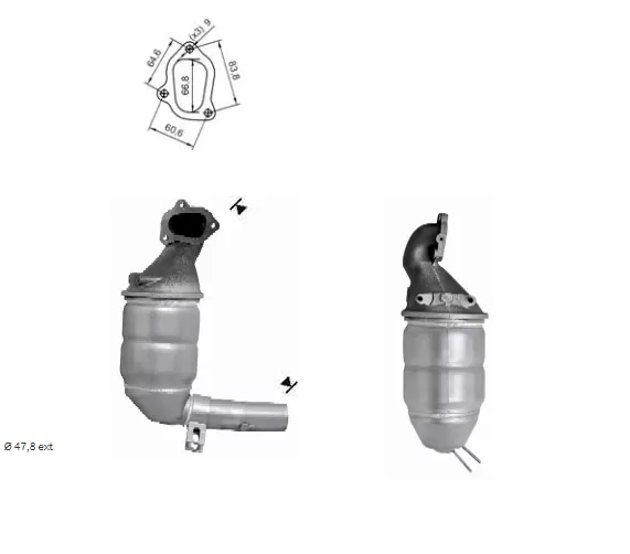 Catalizador FIAT DOBLÓ 1.3TD JTD