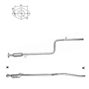 Catalizador FIAT DOBLÓ 1.9TD MJTD