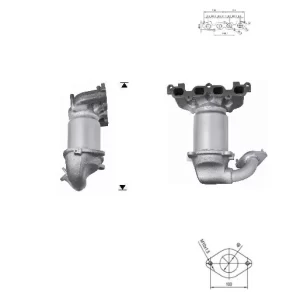 Catalizador FORD FIESTA 1.25i 16V