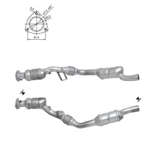 Catalizador AUDI A4 2.4i Derecho