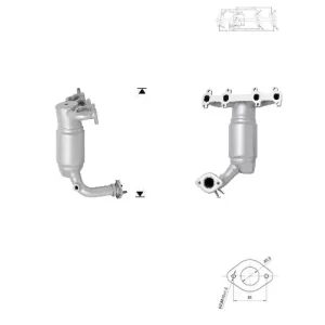 Catalizador FORD FIESTA 1.3i