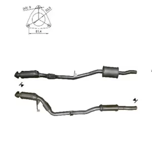 Catalizador AUDI A6 2.4i Izquierdo