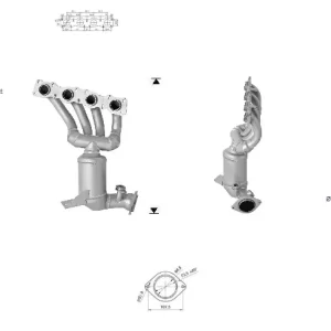 Catalizador BMW 318i 2.0i 16V