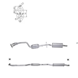 Catalizador BMW 316i 1.6