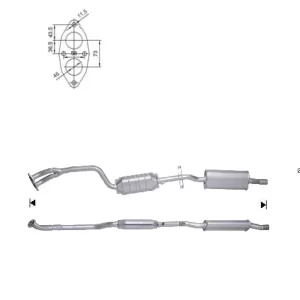 Catalizador BMW 316i 1.8i