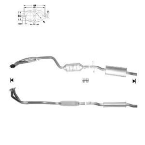 Catalizador BMW 316i 1.9i