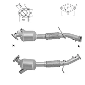 Catalizador FORD TRANSIT CONNECT 1.8TD