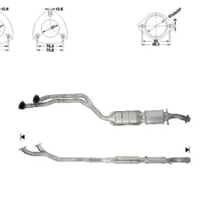 Catalizador BMW 320i ,323i