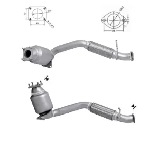 Catalizador FORD TRANSIT 2.4TD DCI