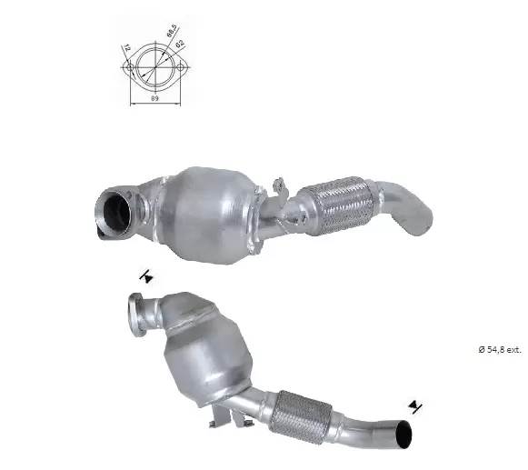 Catalizador BMW 330TD E46