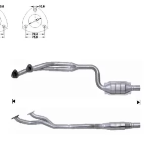 Catalizador BMW 520i 2.0i 24V