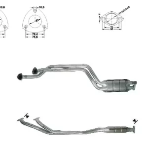 Catalizador BMW 520i 24V